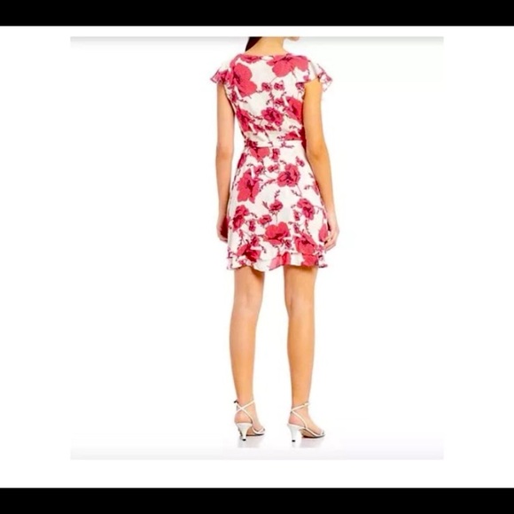 SOLD!! Free People French Quarter Floral Ruffle Wrap Dress - Picture 3 of 5